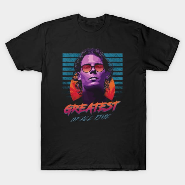 Rafael Nadal GOAT T-Shirt by slawisa